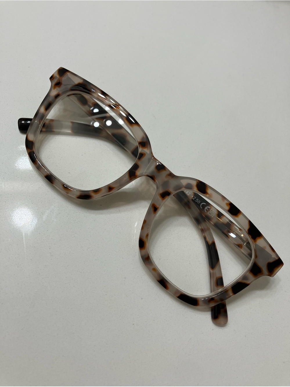Oversized Leopard Women’s Reading Glasses Large Blue Light Computer Readers 2.25 - Picture 12 of 12